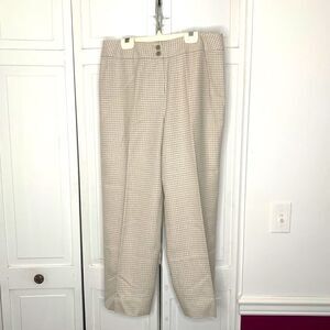 Vintage Talbots Plaid Wool Grandma Pants